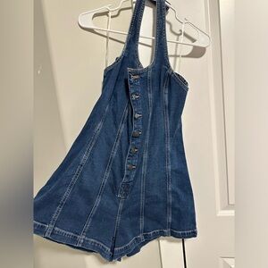 Women’s denim romper